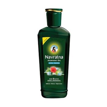 Navratna Ayurvedic Oil Extra Thanda, 180 ml