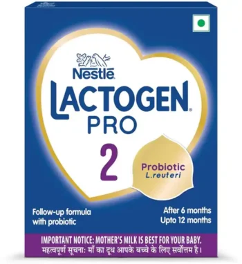 Nestle Lactogen Pro 2 Powder, Follow-Up Formula With Probiotic, After 6 Months Up To 12 Months (400 g, 6+ Months)