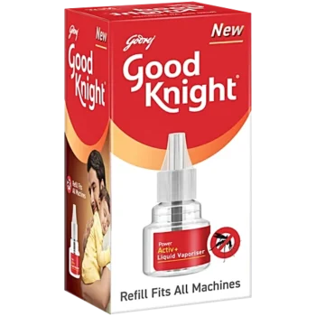Good Knight Power Activ+ Liquid Vapourizer, Mosquito Repellent 60 Nights Jumbo Refill, 45ml Jumbo Refill