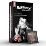 Manforce Xotic Dotted Condom - Chocolate Flavour