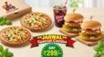 JARWAL Special Combo: 2 Pizzas + 2 Burger + ColdDrink